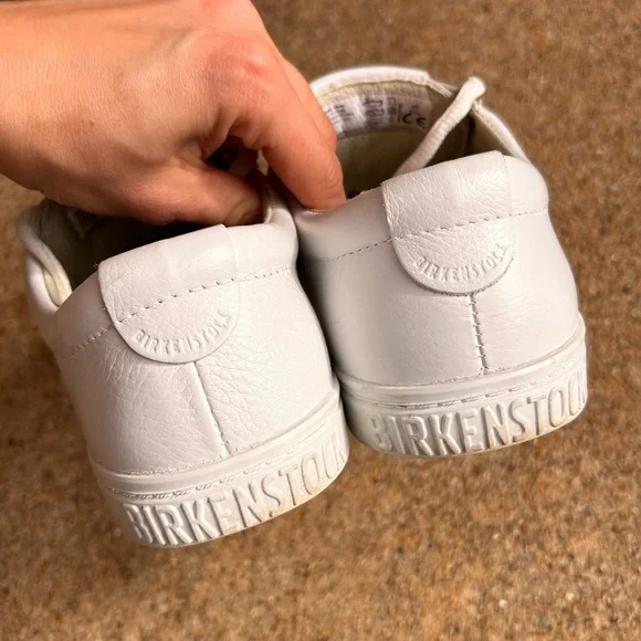 Birkenstock QO 500 NL white leather work sneakers - Picture 5 of 7